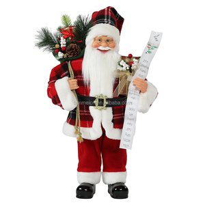 30 ~ 110 cm Noël Debout Père Noël Cadeau Sac Ornement Décoration Traditionnelle Vacances Figurine Collection Xmas Série - Product Image 1