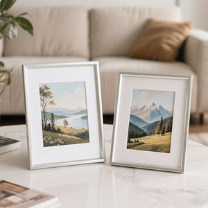 Tùy chỉnh kích thước 4x6 đến 24x36 inch-shatterproof rustproof nhôm hình ảnh khung cho văn phòng nhà tường trang trí nội thất kim loại khung ảnh - Product Image 2