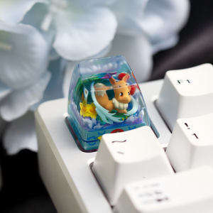 3D Printed Resin Pokemoned Umbreon Artisan <b>Keycap</b> Hand‑Made Mini Landscape Custom <b>Keycap</b> for MX‑Structure Mechanical Keyboard - Product Image 1