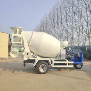 Fabrikant Van 2.5 M3 Driewieler Betonmixer Tankmachine Vrachtwagen Klein Betonnen Transportvoertuig - Product Image 2