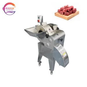 Máquina cortadora de cubitos de carne comercial Máquina cortadora de camarones congelados Cortadora cortadora de cubitos de carne