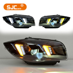 Nouvel Article SJC Phares pour <span class=keywords><strong>BMW</strong></span> Série 1 <span class=keywords><strong>E87</strong></span> E82 Ensemble de Phares LED Modifiés Système d'Éclairage Modifié 2004-2011 - Product Image 1
