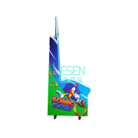 Machine de jeu d'arcade Sonic Dash pour enfants et familles, à monnayeur, avec système de récompense, pour centre de divertissement familial