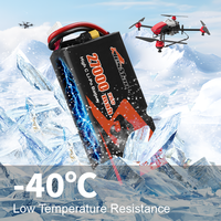 Batterie FPV Drone haute capacité 22000Mah 6S 25C 22.2V Lithium polymère Lipo 4S 5S 6S Uav FPV batterie pour Rc Drone avion jouets