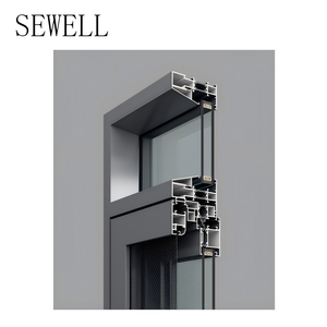Durable meilleure isolation acoustique en aluminium trempé à double <span class=keywords><strong>vitrage</strong></span> avec écran fenêtre à battant auvent fenêtre maison villa chambre à coucher - Product Image 2