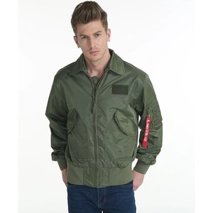 Primavera Dropship tattico di alta qualità CWU 45P Bomber Jacket uomo volo Baseball Top verde nero B3 Air pilota di volo - Product Image 1