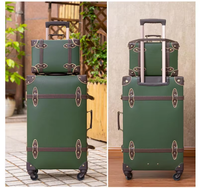Valise à roulettes en cuir PU de haute qualité avec serrure TSA, respirante et étanche, pour voyages de loisirs, élégante et raffinée