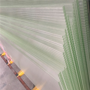 4mm 5mm trang trí rõ ràng cứng kết cấu sậy gân mô hình trang trí rãnh Tempered Xây dựng kính - Product Image 1