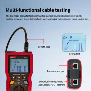 UNI-T UT685A KIT Probador de Cables TDR 300m, Rastreador de Cables de Red, Prueba PoE, Puerto Flash, NCV para CAT5 CAT6 RJ45 RJ11 - Product Image 2
