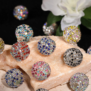 Thiết kế mới Rhinestone hạt bán buôn Chất lượng cao Glass cup Chain Rhinestone hạt đối với trang sức và bút làm - Product Image 1