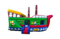 Château gonflable bateau pirate, thème nautique pour fête d'aventure