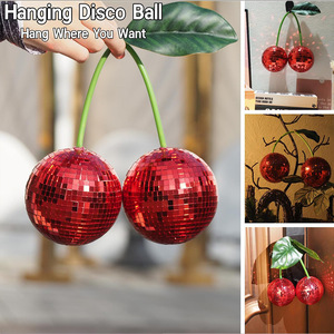 2025 le <span class=keywords><strong>plus</strong></span> chaud cerise Disco boule décor créatif rouge miroir lumière ornement mignon fruit en forme de décoration de noël pour <span class=keywords><strong>les</strong></span> coins de fête - Product Image 6