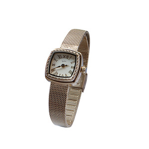 Reloj Rectangular Pequeño Retro Romano, Éxito de Ventas, Color Oro Champán, Cuarzo, Resistente al Agua 30M, para Mujer - Product Image 6