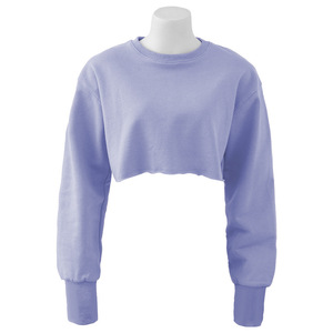Wholesale Custom Logo <strong>Black</strong> Sexy Club Short <strong>Plain</strong> <strong>Hoodie</strong> Women'S Pullover Women Crop Top <strong>Hoodie</strong> - Product Image 1
