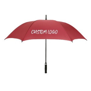 Venta al por mayor de 30 pulgadas de gran logotipo a prueba de viento imprime gran paraguas de golf personalizado de marca promocional de lujo - Product Image 1