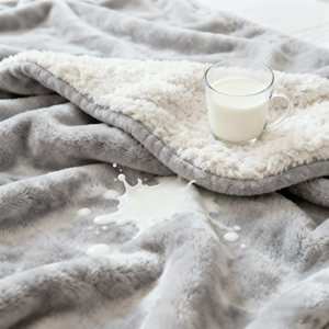 شعار مخصص بطانية صوف للبالغين لينة قابلة للغسل الفانيلا للسرير الأزواج الحميمة للماء رمي دفقة مقاومة - Product Image 2