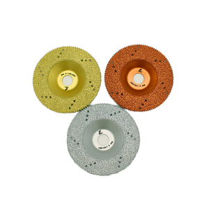 عجلة كأس جلخ الألماس 115 مم قرص قطع معدني جلخ متين للصقل والطلاء OEM للصقل والرخام - Product Image 1