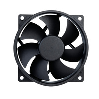Ventilateur axial CC sans balais Caforre électrique 92*92*25mm 12V avec roulement à manchon en plastique, OEM ODM, garantie 1 an pour toilettes intelligentes