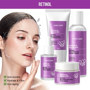 Etiqueta privada Retinol <span class=keywords><strong>Kit</strong></span> DE CUIDADO DE LA PIEL antienvejecimiento Hidratante Rutina facial para mujeres - Product Image 3