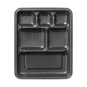 Lonchera Bento Box PP de 6 compartimentos NO 2 con lámina de espuma de alta expansión Ecotainer, alternativa a la lonchera de espuma PS. - Product Image 5