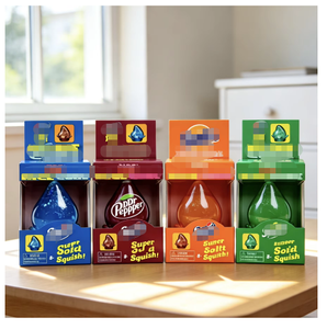 Jouets sensoriels anti-stress en forme de goutte d'eau, cube agréable à presser avec paillettes, super solides, pour enfants et adultes - Product Image 6