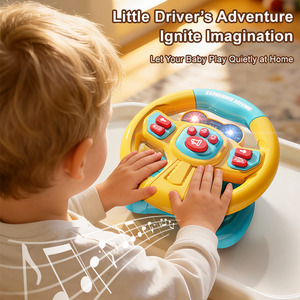 Individuell anpassbares Lernspielzeug: Simulationslenkrad für Babys mit Sound – Montessori-Spielgerät - Product Image 3