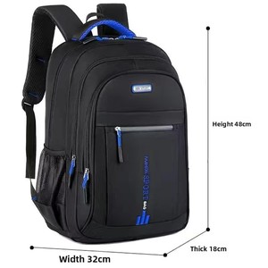<span class=keywords><strong>Sac</strong></span> <span class=keywords><strong>à</strong></span> <span class=keywords><strong>dos</strong></span> d'affaires unisexe transfrontalier antivol en polyester avec harnais <span class=keywords><strong>à</strong></span> coussin d'air, capacité 20L, idéal pour les voyages et l'école - Product Image 3