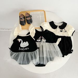 Mono de Verano para Bebés Angou, Vestido de Fiesta de Cien Días para Niña, Falda de Estilo Coreano con Estampado Animal, Mono de Algodón con <span class=keywords><strong>Tirantes</strong></span> de Malla - Product Image 2