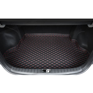 Alfombrilla de cuero para maletero de coche, forro de carga, cojín de equipaje para <span class=keywords><strong>KIA</strong></span> <span class=keywords><strong>Rio</strong></span> K2, 2011, 2012, 2013, <span class=keywords><strong>2014</strong></span>, 2015, 2016, 2017, accesorios QB, <span class=keywords><strong>interior</strong></span> - Product Image 1