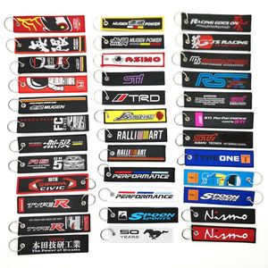 Porte-clés en polyester brodé double face avec logo personnalisé, idéal pour les cadeaux promotionnels – Nos meilleures ventes - Product Image 2