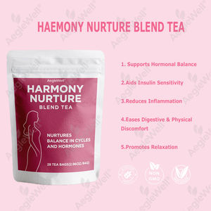 Aeglewell organik harmoni Nurture Blend Tea wanita kesehatan <span class=keywords><strong>Herbal</strong></span> teh untuk hormon & keseimbangan menstruasi - Product Image 3