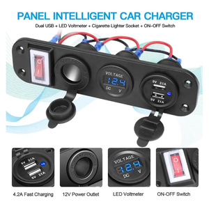 Bảng chuyển đổi biển 12V ATV UTV ON-OFF chuyển đổi bảng điều chỉnh đa chức năng chuyển đổi bảng điều khiển hệ thống điện cho xe Thuyền biển RV DIY Kit - Product Image 2