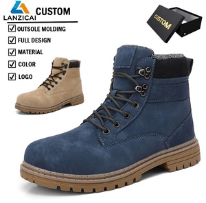 Zapatos de Moda Ligeros, Transpirables e Impermeables, con Suela de Goma Antideslizante, Estilo Deportivo, para Caminar, Botas <span class=keywords><strong>Martin</strong></span>, Zapatos Personalizados para Hombre - Product Image 1