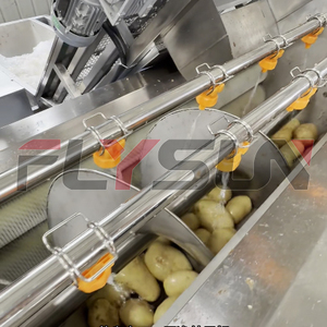 Cassava Mesh Belt Conveyor Dryer Machine Fully Automatic Washing Peeling and Drying Production Line for Cassava Chip Drying - Product Image 2