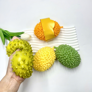 Pelotas Antiestrés de Durian, Bolas de Compresión con Forma de Fruta, de Rebote Lento, para Aliviar el Estrés, Juguete Blando de Durian - Product Image 3