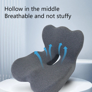 <span class=keywords><strong>Chaise</strong></span> de bureau ergonomique et siège de voiture <span class=keywords><strong>coussin</strong></span> de coccyx en mousse à mémoire de forme ébauches de sublimation pour soulager la douleur oreillers lombaires et coussins de siège - Product Image 4