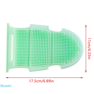 Cepillo de Baño de Silicona para Masajes y Exfoliación, Guantes Exfoliantes, Puede Usarse para Mascotas o Personas, Cepillo para Espalda - Product Image 6