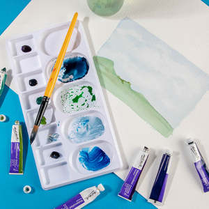 Mont Marte Palettes en plastique jetables 5pc <span class=keywords><strong>Palette</strong></span> de <span class=keywords><strong>peinture</strong></span> - Product Image 3