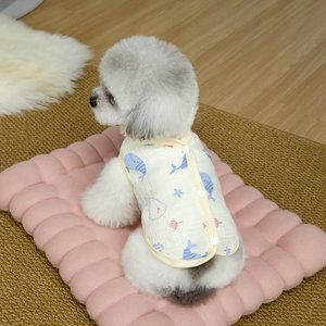 Chalecos finos de algodón para perros, ropa para gatos y prendas para perros pequeños para primavera y verano. Venta al por mayor de fabricantes. - Product Image 2