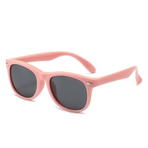 Girls Sunglasses Kids Children Sun <strong>Glasses</strong> Polarized Lenses Girls Boys TR90 Silicone UV400 Square <strong>Frame</strong> <strong>Baby</strong> Eyewear - Product Image 6