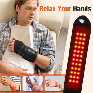 Cordless <b>Heating</b> <b>Wrap</b> Vibrator Belt & Wrist Band 660-850nm Red Light for Hand, Wrist, Ankle, <b>Neck</b>, Elbow - Product Image 5