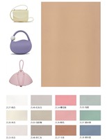 Cuir de vachette Nappa souple en gros, résistant aux plis, multicolore, pour sacs à main, bagages, meubles, chaussures, canapés et artisanat