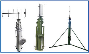 Mástil Telescópico de 10 m - Torre de Antena de Aluminio Montada en Vehículo con Manivela para Radioaficionados - Product Image 5