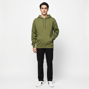 Sudadera de Primera Calidad para Hombre, de Spandex/Algodón, Cuello Redondo con Cierre, Gruesa, Transpirable, de Secado Rápido, para Invierno - Product Image 1