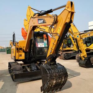 Excavadora Hidráulica Usada Modelo 2022 SANY SY75C Mini Excavadora de Cadenas con Bomba de Motor y Caja de Cambios de 7 Toneladas Lista para Enviar - Product Image 5