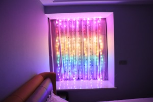 <span class=keywords><strong>Guirlande</strong></span> lumineuse à lumière <span class=keywords><strong>LED</strong></span>, 3x3m, en forme de féerique, luminaire décoratif d'intérieur, idéal pour un mariage ou comme veilleuse - Product Image 2