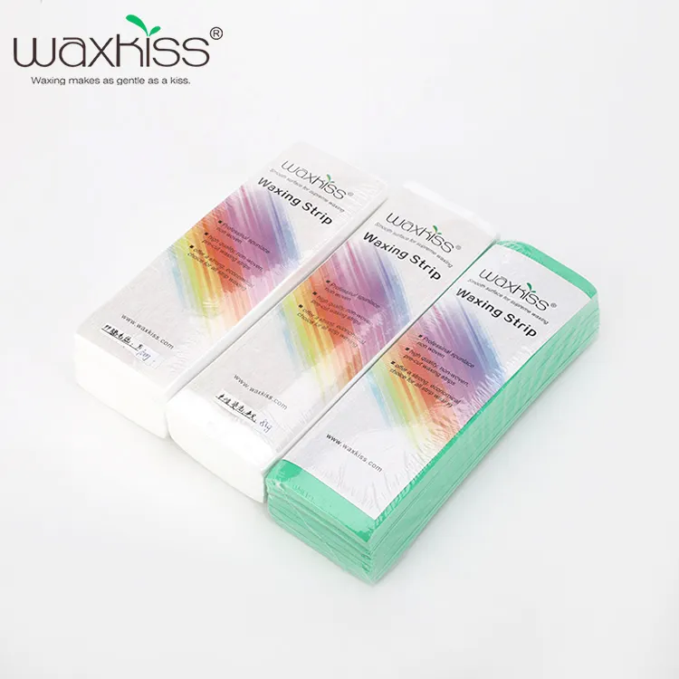Waxkiss Beauty Non-woven Waxing Strips for Facial & Body Hair Removal Use 7*20cm