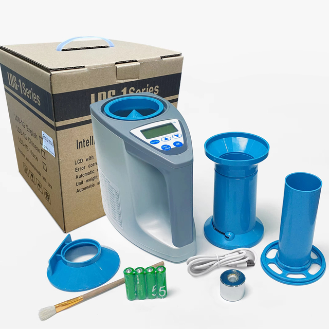 M.24Kinds New Cup-shaped Digital Grain Rice Corn  Paddy Peas Bean Moisture Meter High Brightness Backlight LCD Material Portable