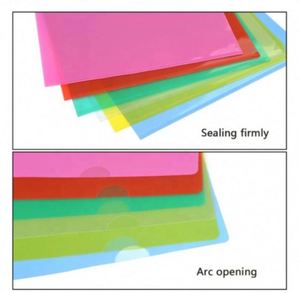 A4 Cut Flush <b>Folder</b> Plastic Transparent File Cover Clear Plastic Wallets <b>for</b> File Storage Paper Organization Filing Products - Product Image 4