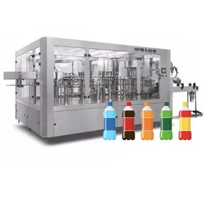 Mesin penyegel dan pengisian air soda minuman rel kuantitatif untuk dijual di Tiongkok